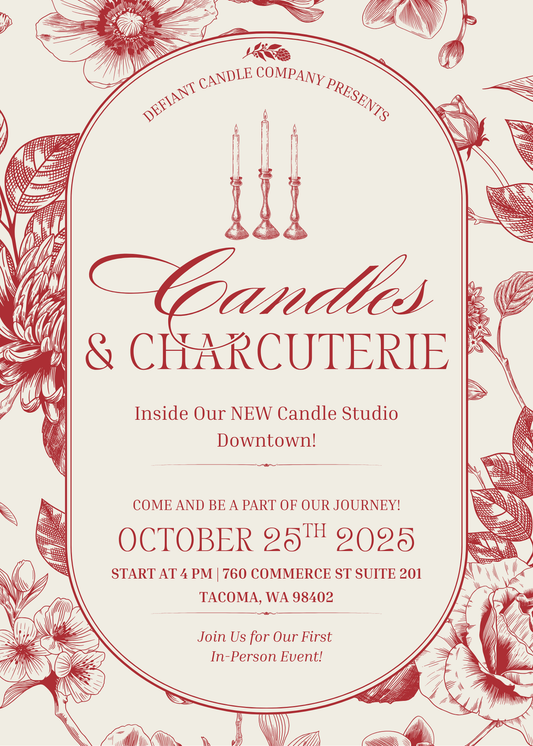 Candles & Charcuterie: A Soft Opening Celebration